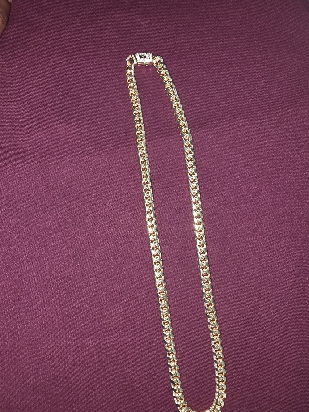 14k Cuban link 18 Inches